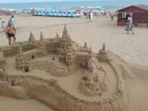 Sand sculpture Guardamar beach